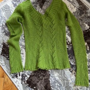 Green sweater
